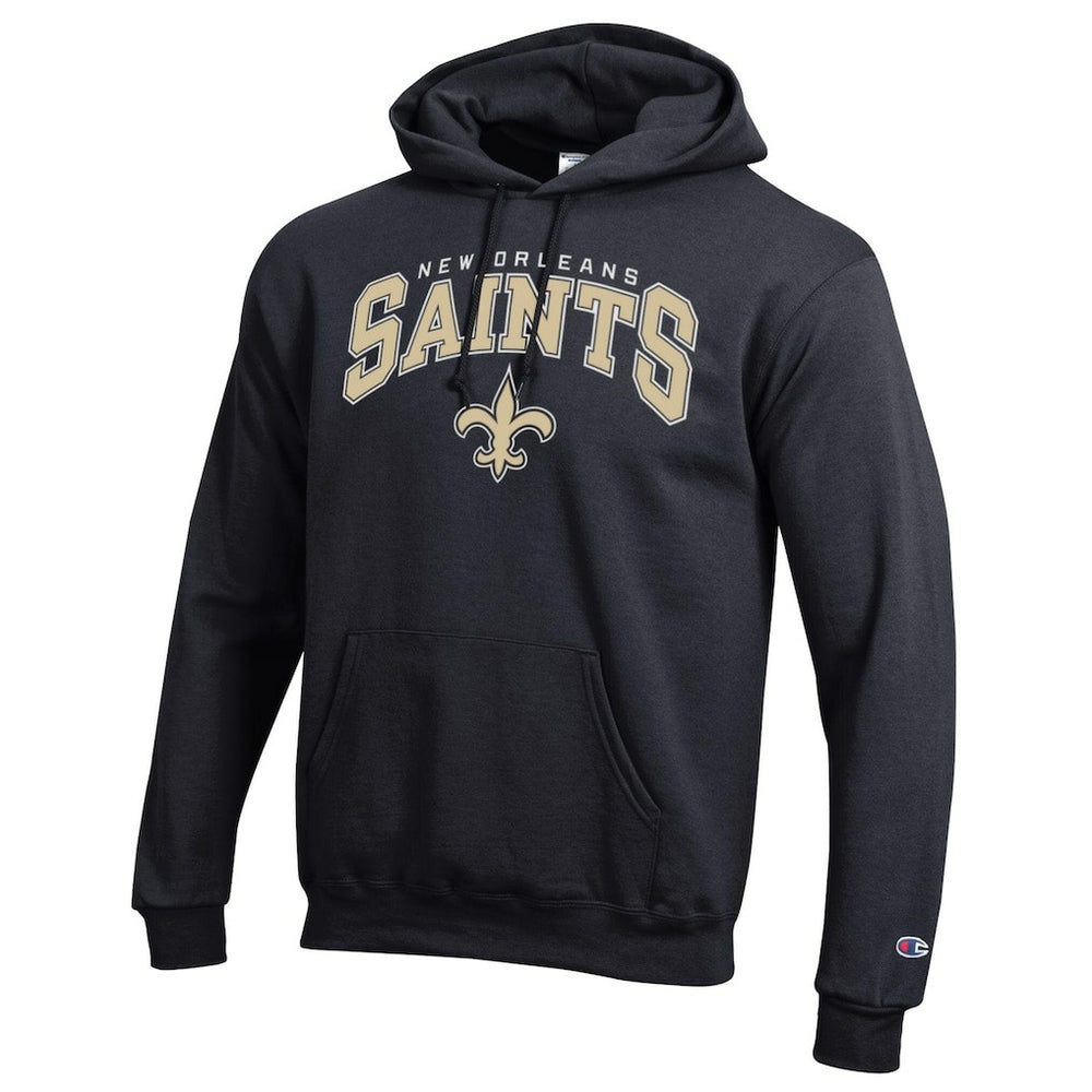 New Orleans Saints Champion Powerblend Arch over Logo Hoodie
