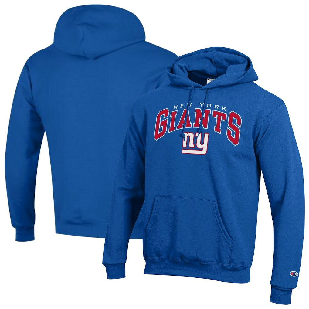 New York Giants Champion Powerblend Arch over Logo Hoodie