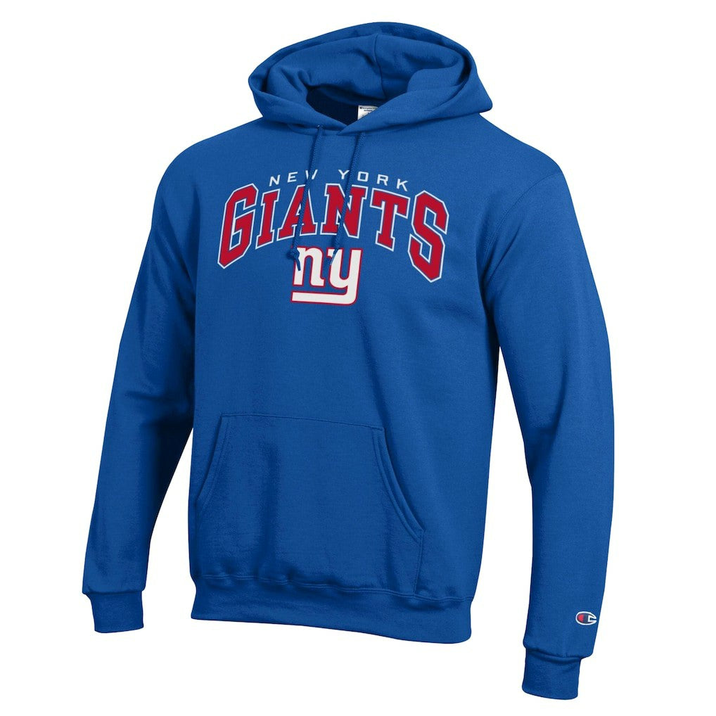 New York Giants Champion Powerblend Arch over Logo Hoodie