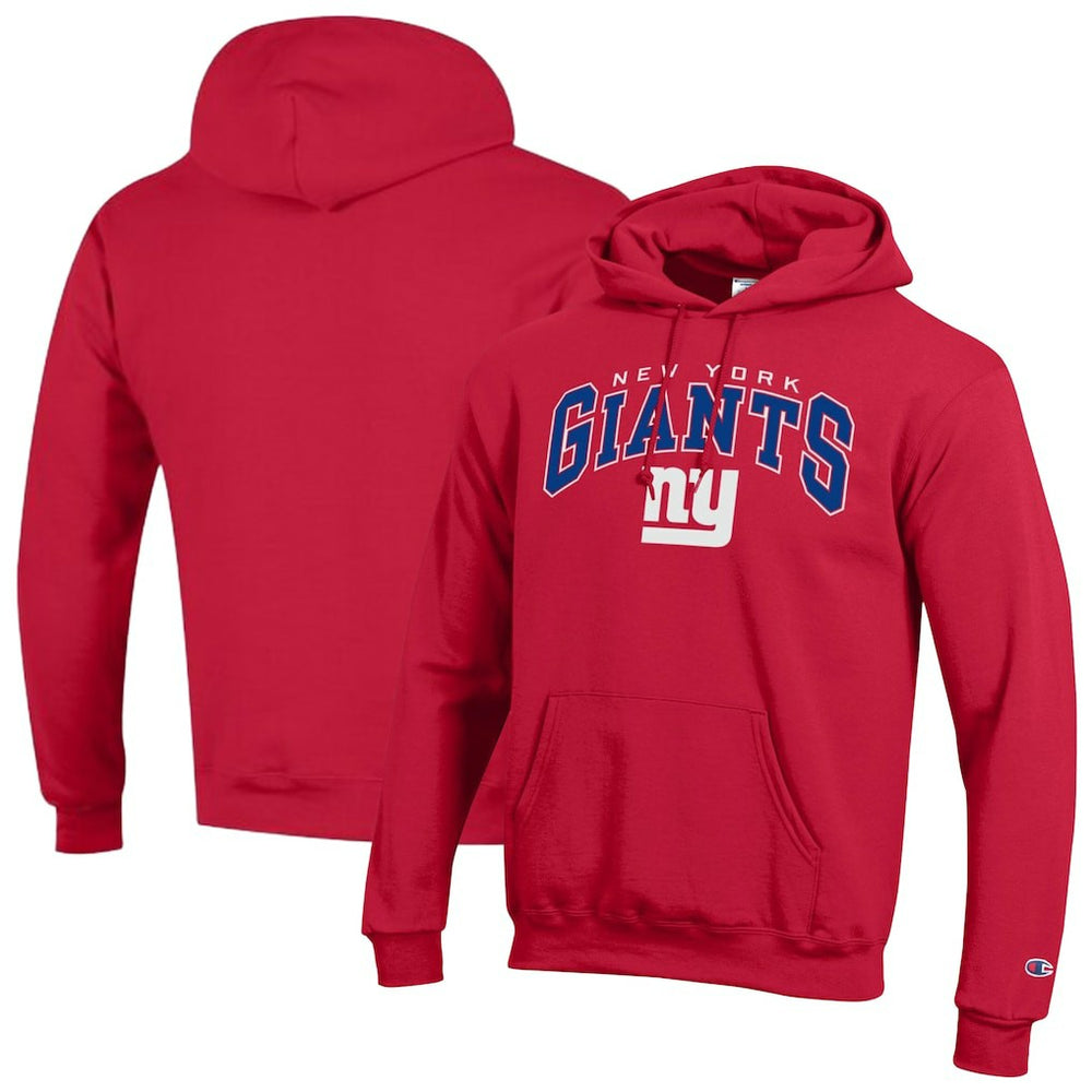 New York Giants Champion Powerblend Arch over Logo Hoodie
