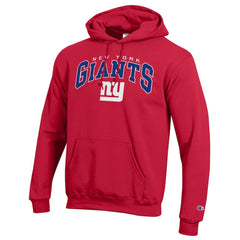 New York Giants Champion Powerblend Arch over Logo Hoodie