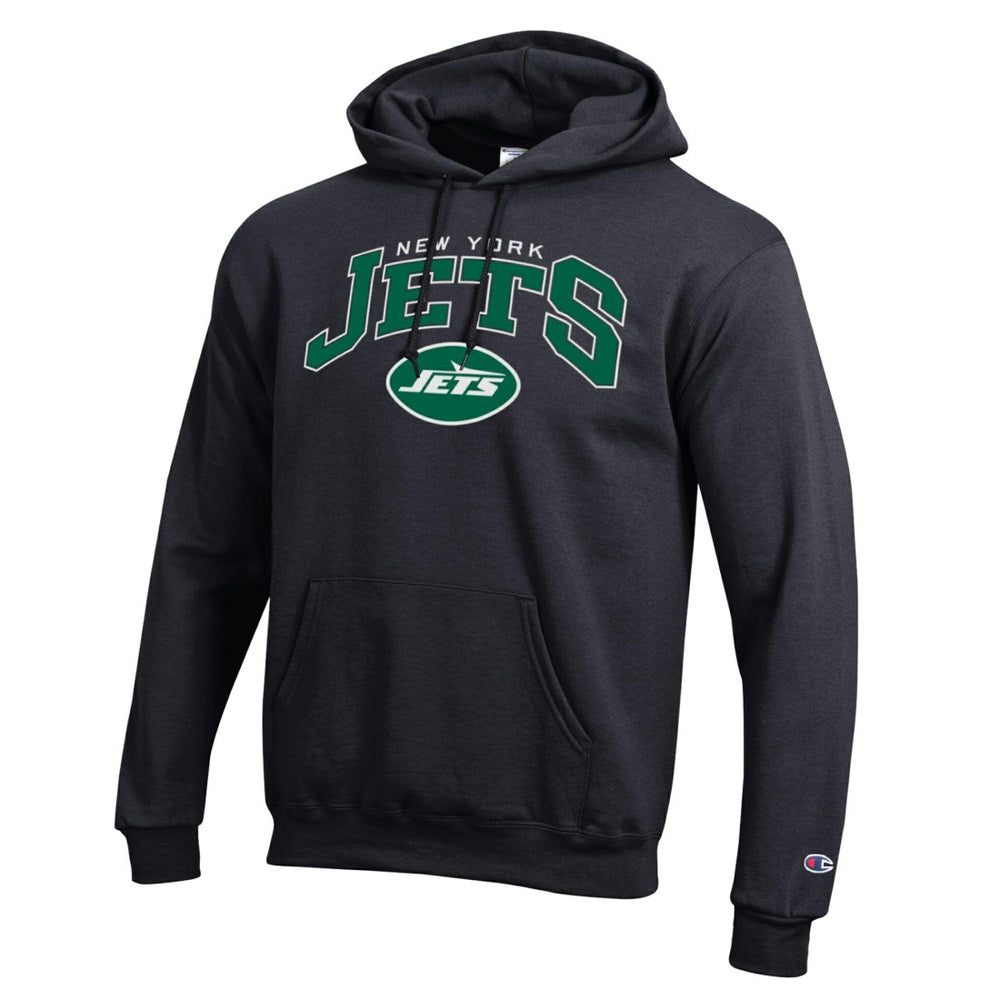 New York Jets Champion Powerblend Arch over Logo Hoodie