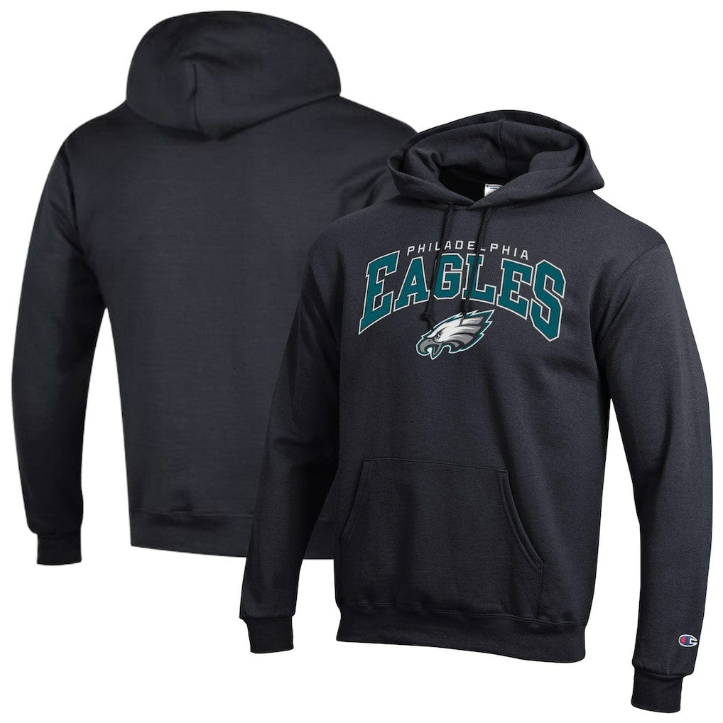 Philadelphia Eagles Champion Powerblend Arch over Logo Hoodie