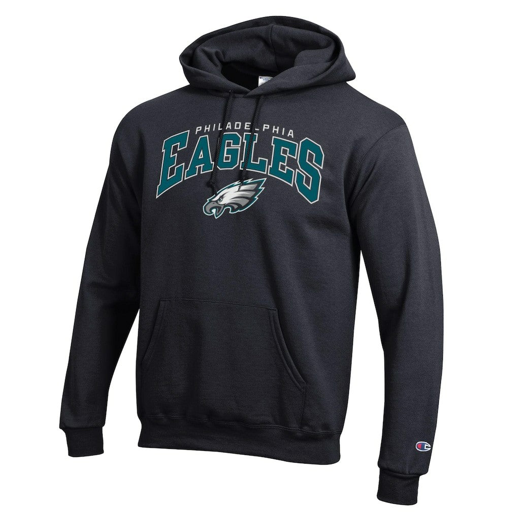 Philadelphia Eagles Champion Powerblend Arch over Logo Hoodie