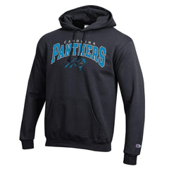 Carolina Panthers Champion Powerblend Arch over Logo Hoodie