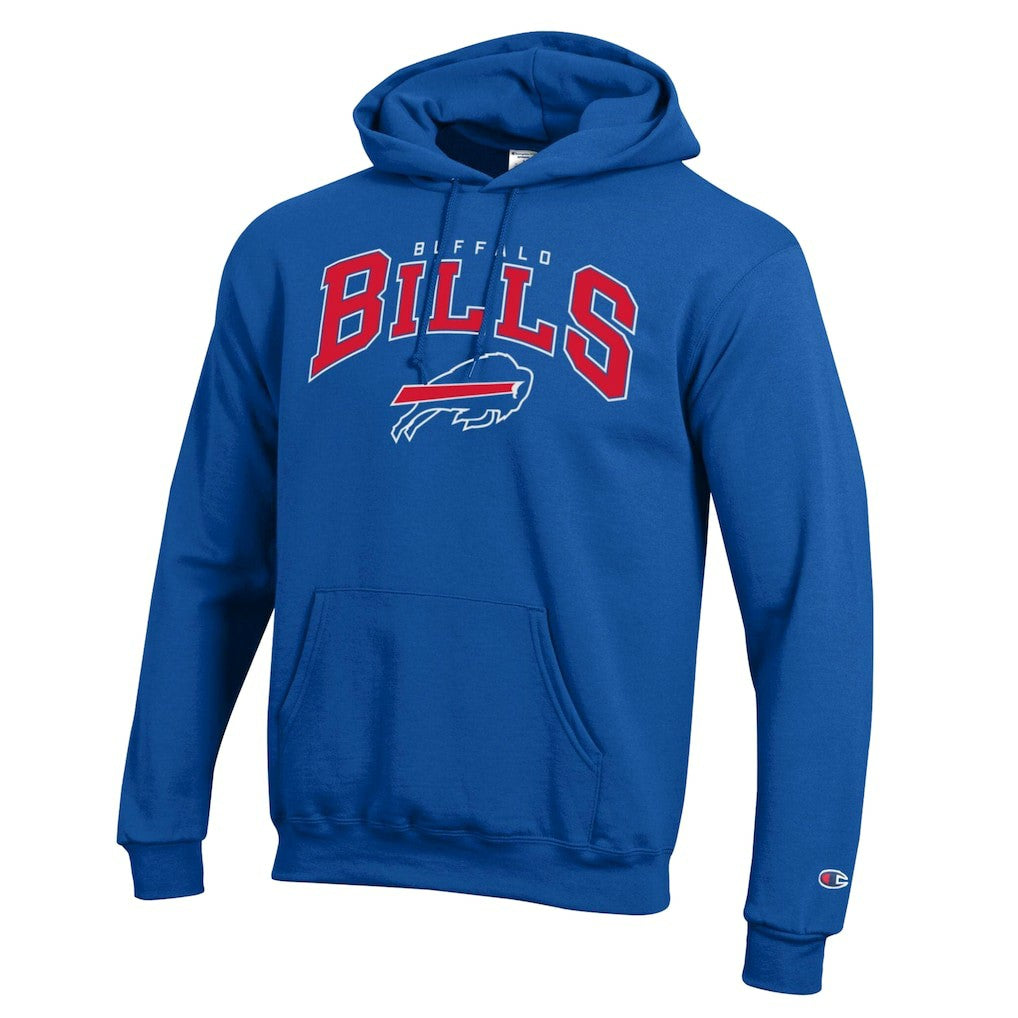 Buffalo Bills Champion Powerblend Arch over Logo Hoodie