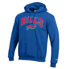 Buffalo Bills Champion Powerblend Arch over Logo Hoodie