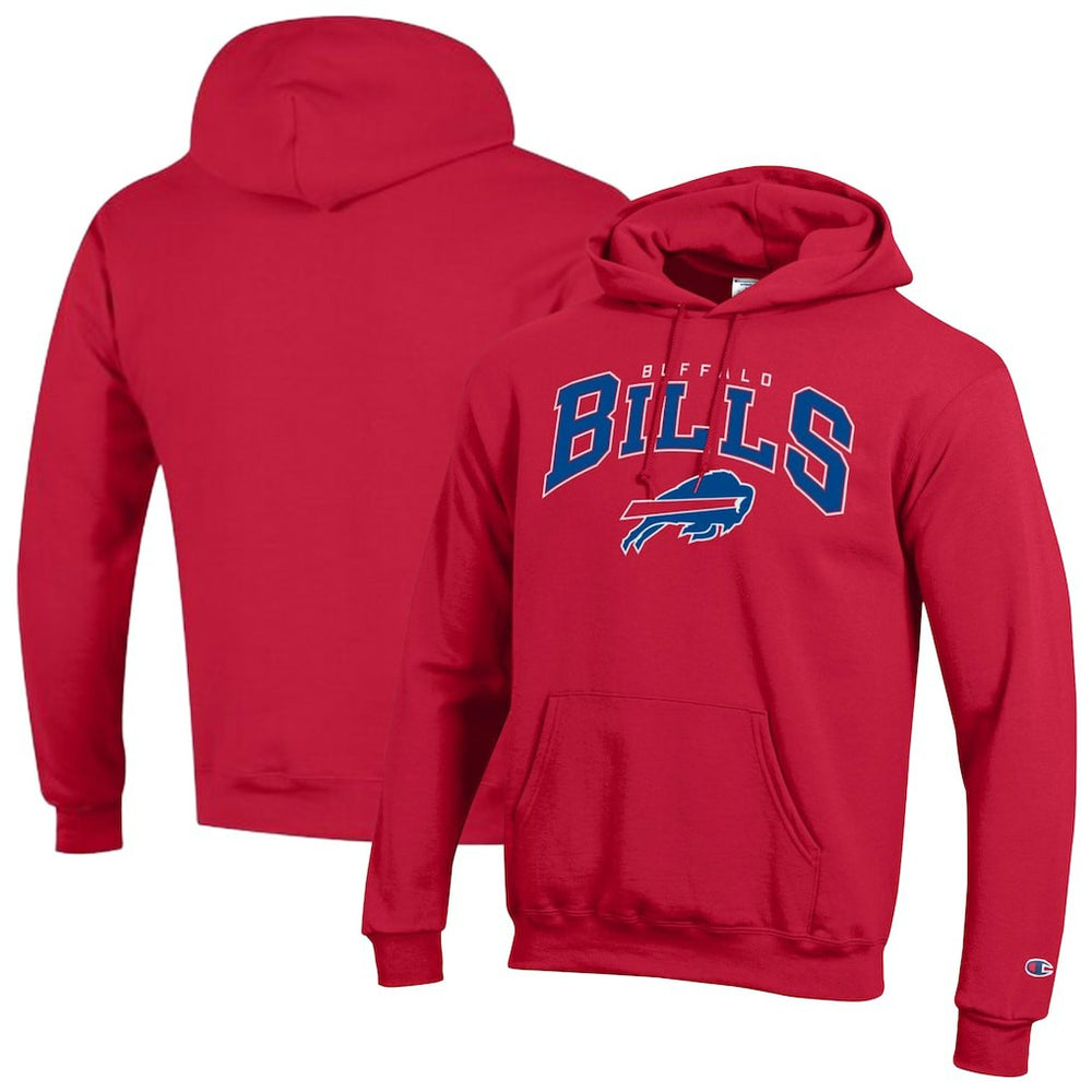 Buffalo Bills Champion Powerblend Arch over Logo Hoodie