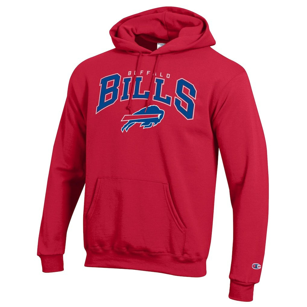 Buffalo Bills Champion Powerblend Arch over Logo Hoodie