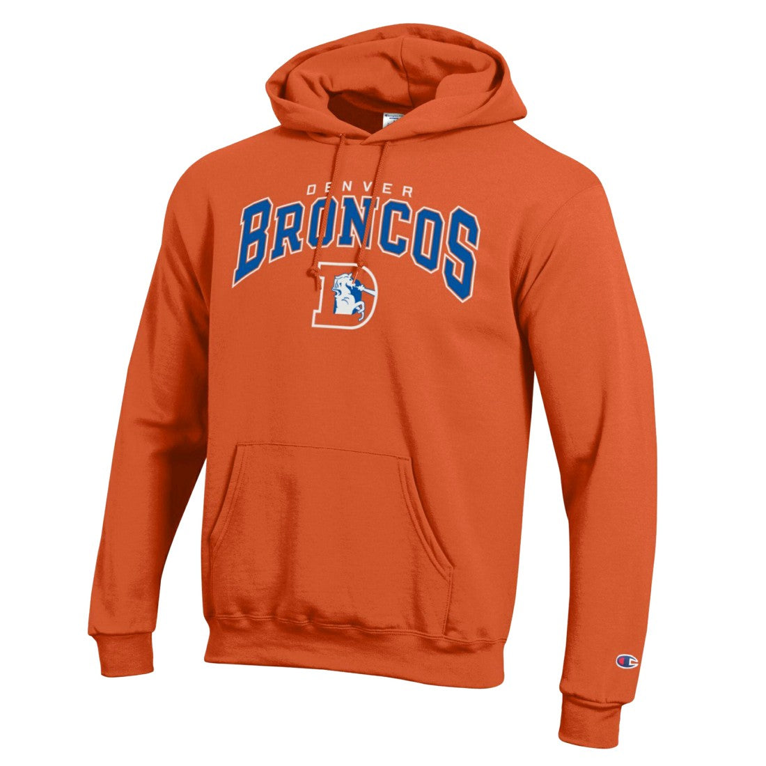 Denver Broncos Champion Powerblend Arch over Logo Hoodie