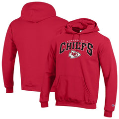 Kansas City Chiefs Champion Powerblend Arch over Logo Hoodie