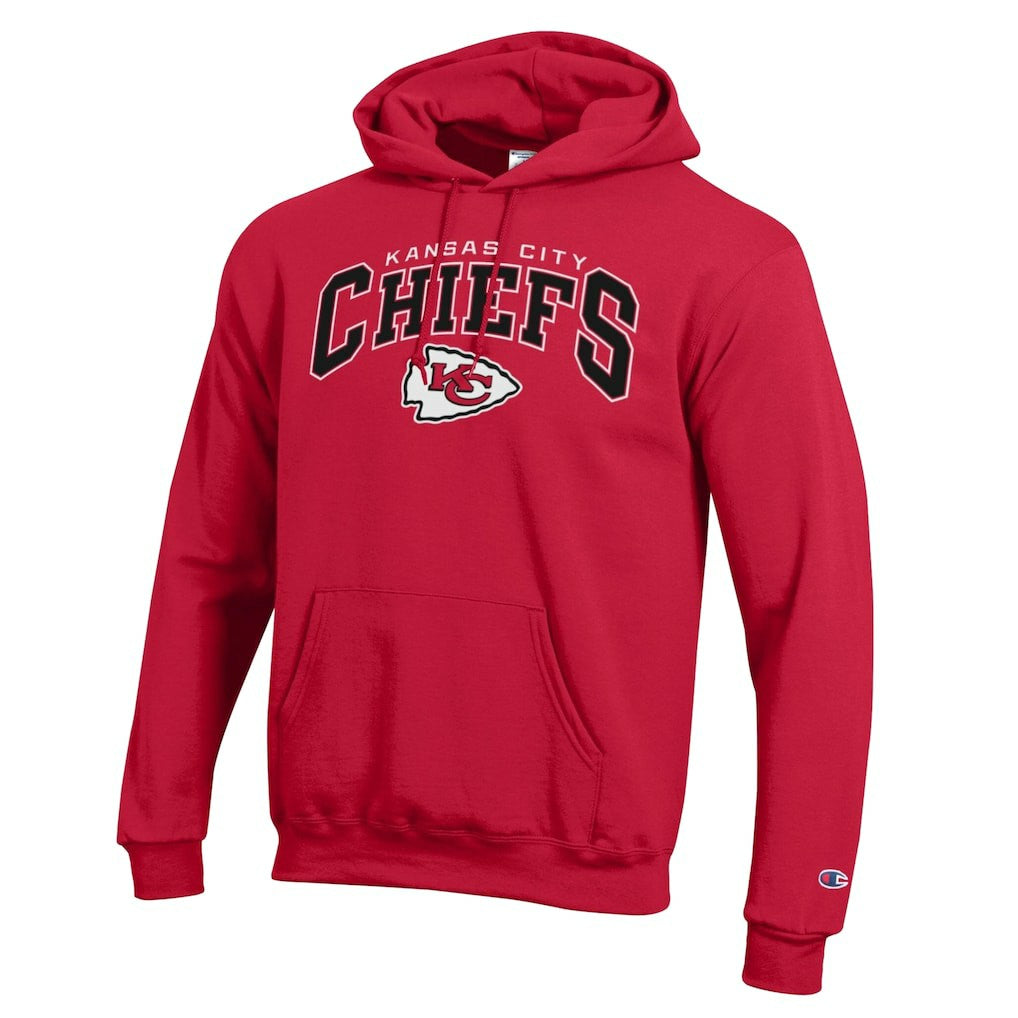 Kansas City Chiefs Champion Powerblend Arch over Logo Hoodie