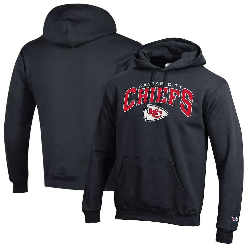 Kansas City Chiefs Champion Powerblend Arch over Logo Hoodie