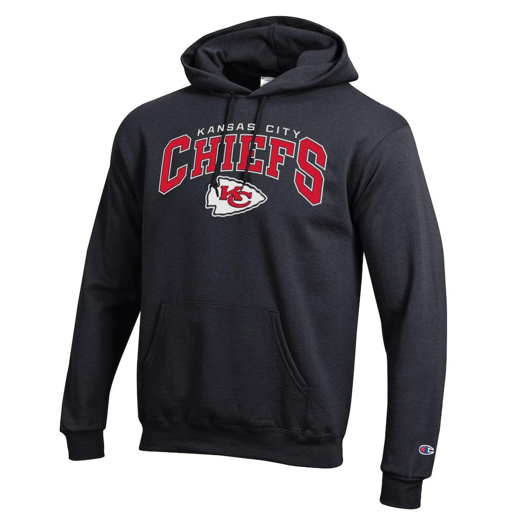 Kansas City Chiefs Champion Powerblend Arch over Logo Hoodie