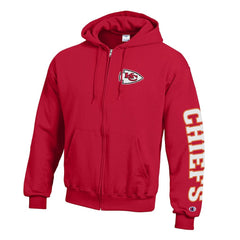 Kansas City Chiefs Champion Powerblend Fleece Full-Zip Hoodie