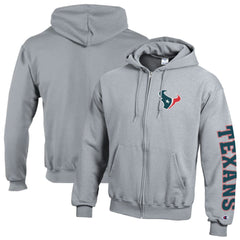 Houston Texans Champion Powerblend Fleece Full-Zip Hoodie