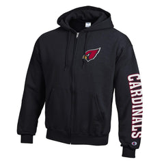 Arizona Cardinals Champion Powerblend Fleece Full-Zip Hoodie