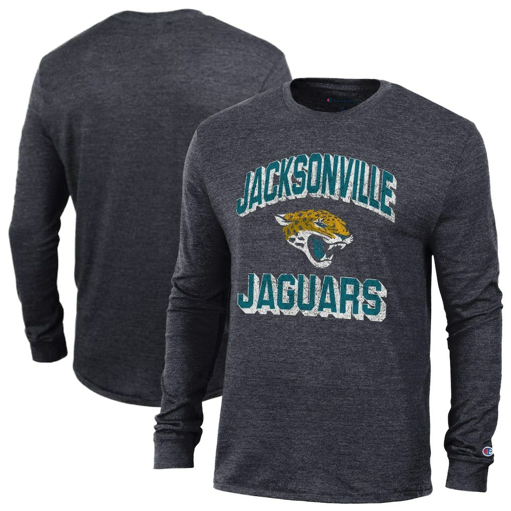 Jacksonville Jaguars Champion Ultimate Tri-Blend Long Sleeve T-Shirt