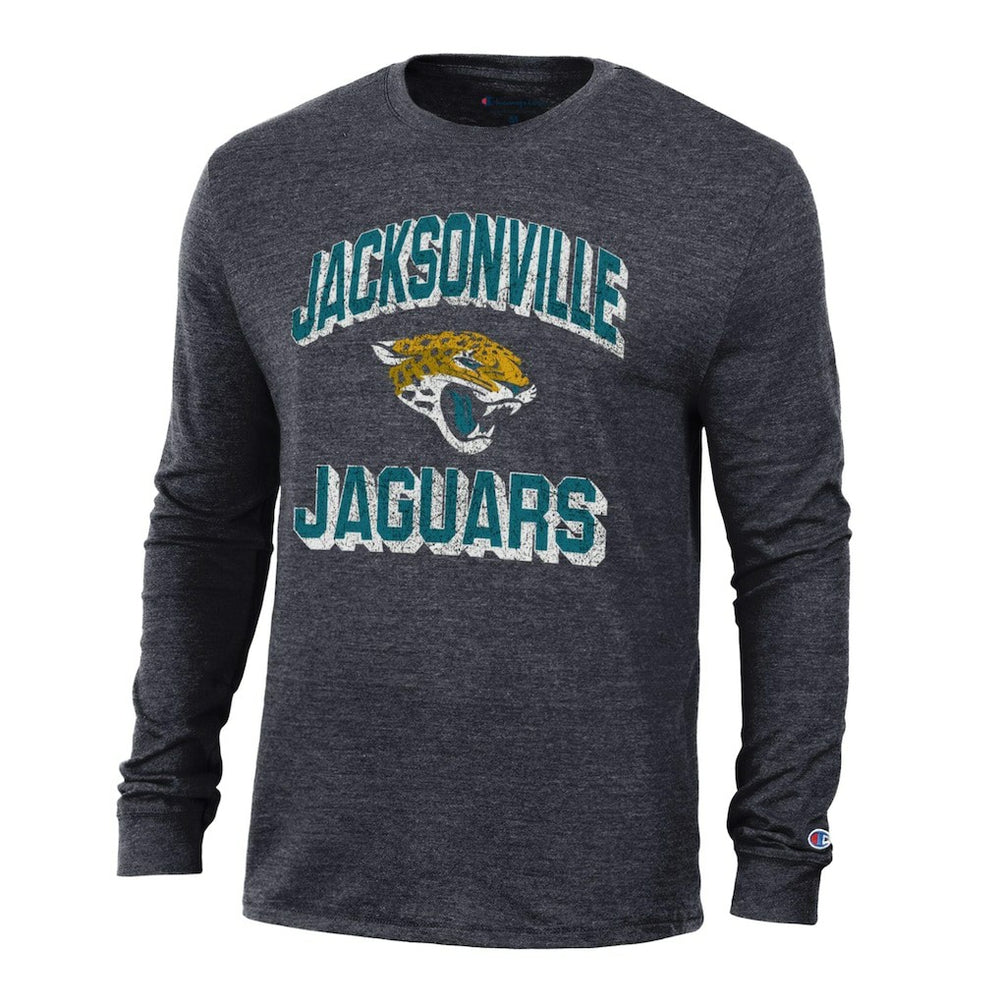 Jacksonville Jaguars Champion Ultimate Tri-Blend Long Sleeve T-Shirt