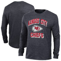 Kansas City Chiefs Champion Ultimate Tri-Blend Long Sleeve T-Shirt