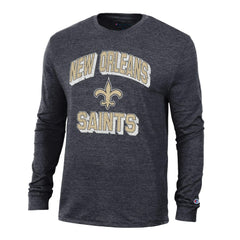 New Orleans Saints Champion Ultimate Tri-Blend Long Sleeve T-Shirt