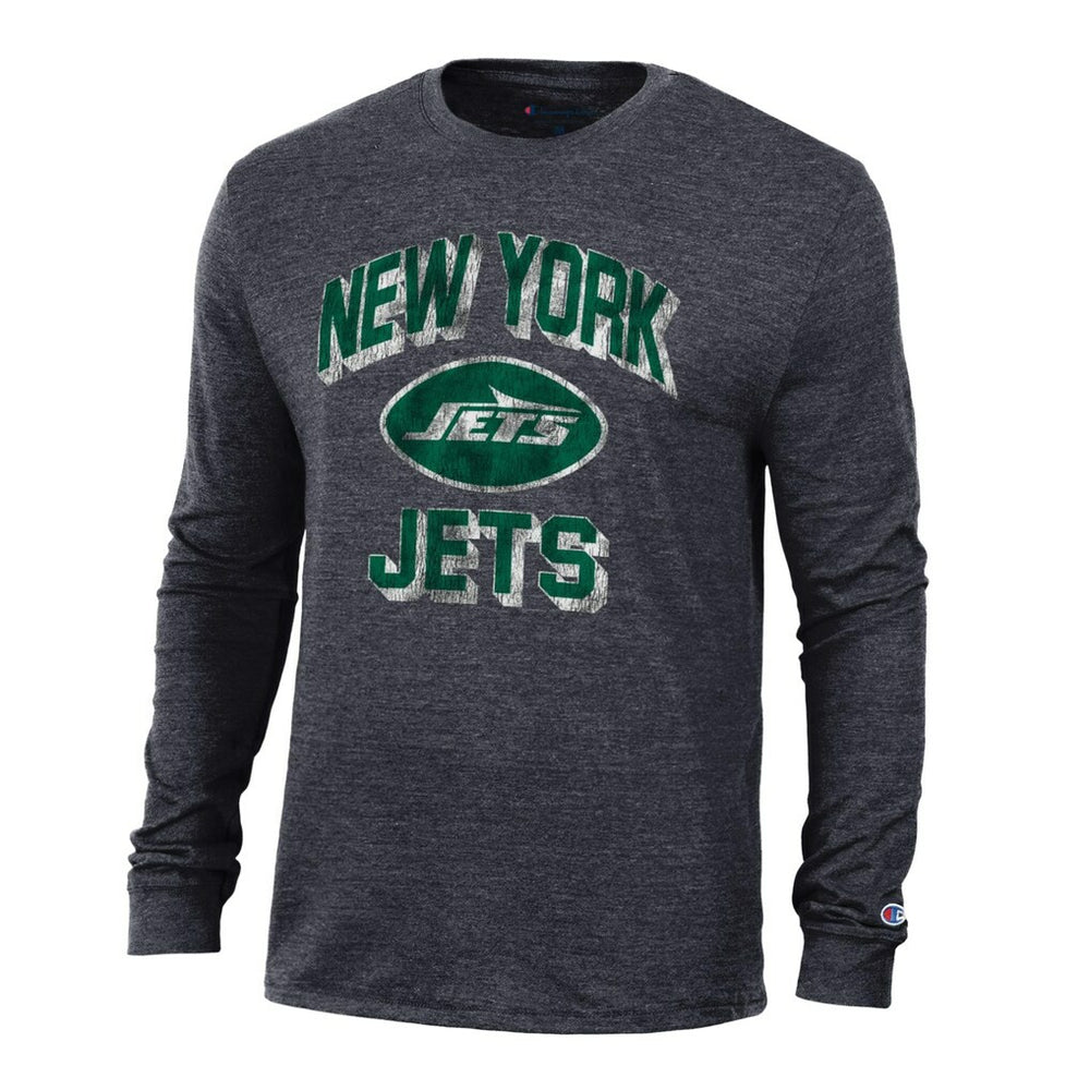 New York Jets Champion Ultimate Tri-Blend Long Sleeve T-Shirt