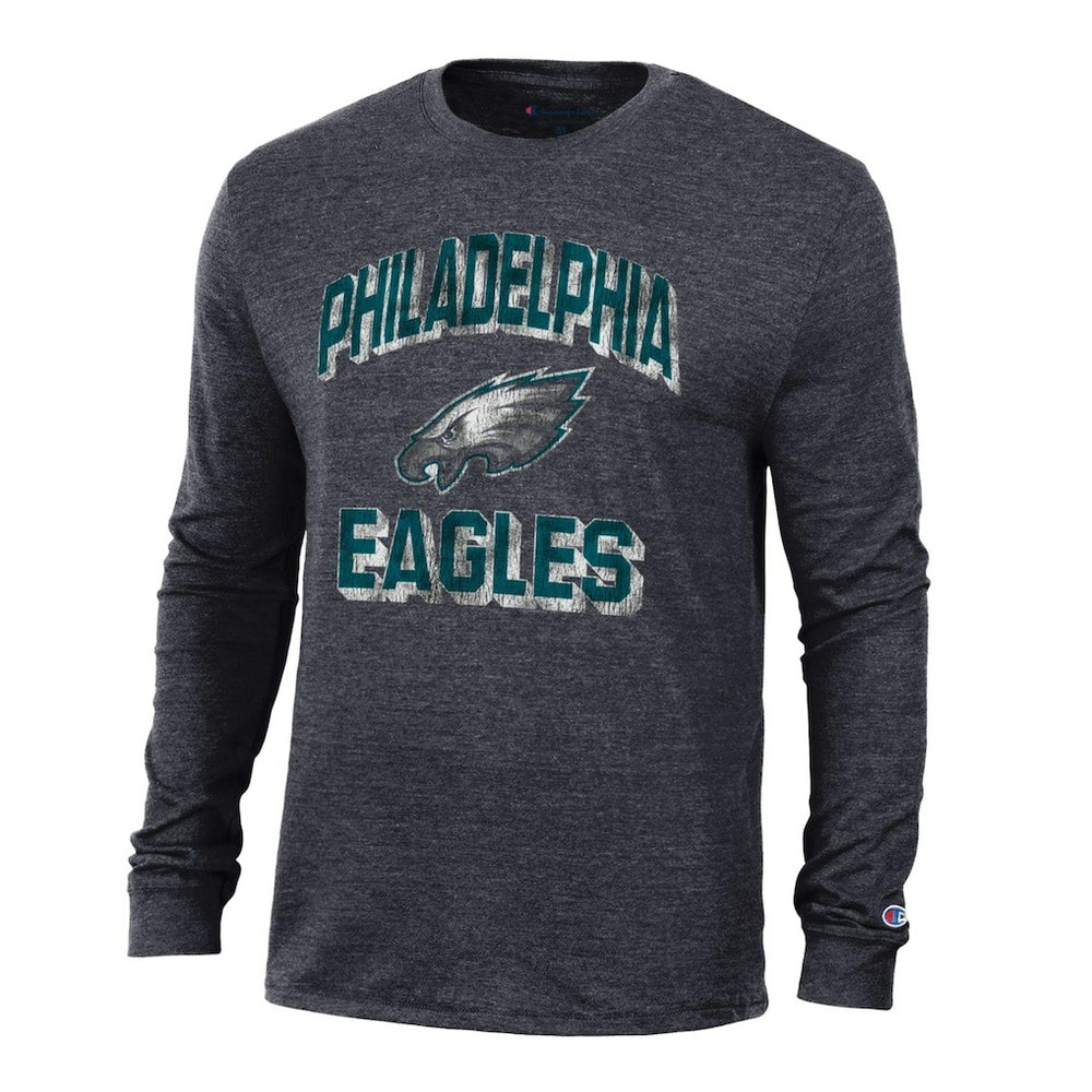 Philadelphia Eagles Champion Ultimate Tri-Blend Long Sleeve T-Shirt
