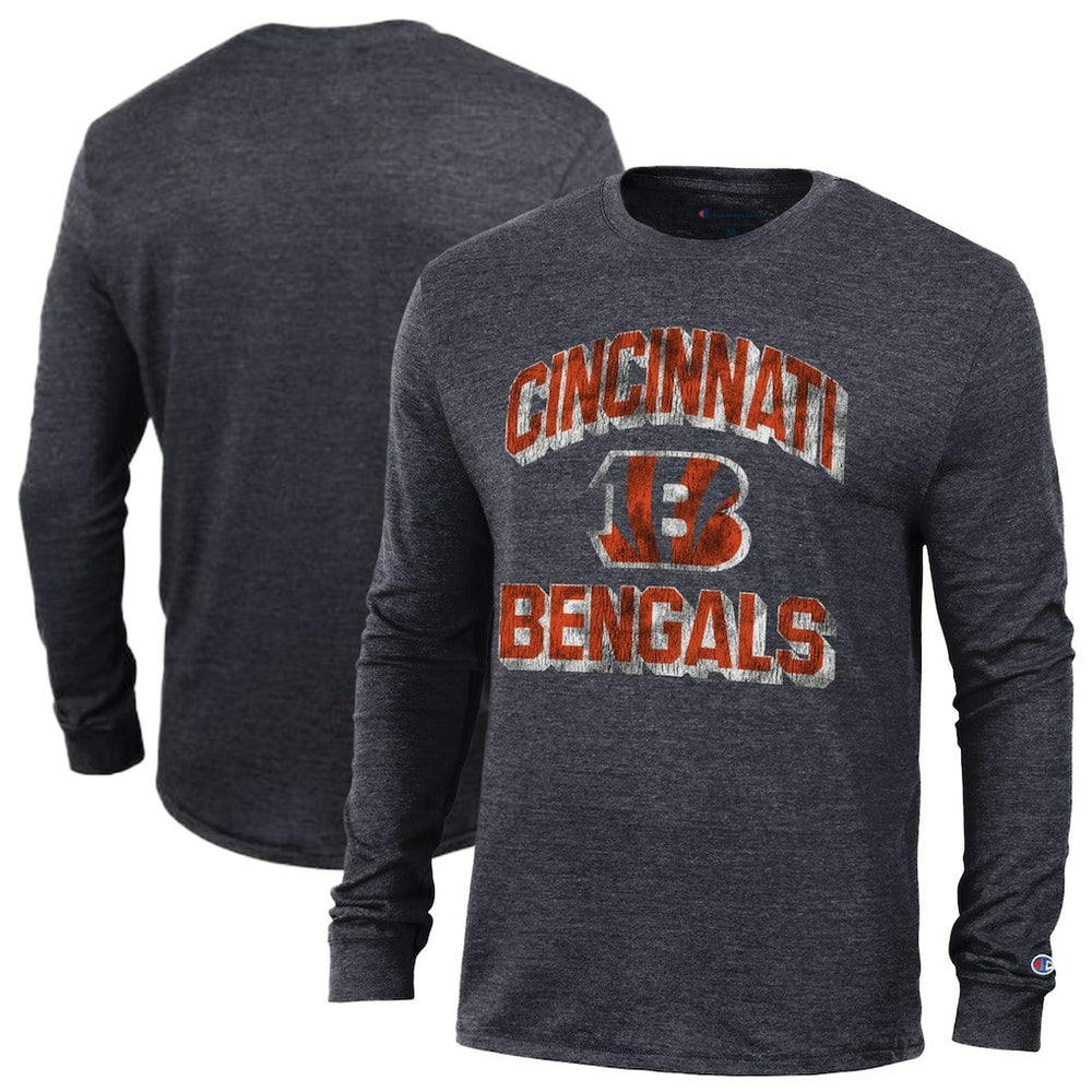 Cincinnati Bengals Champion Ultimate Tri-Blend Long Sleeve T-Shirt
