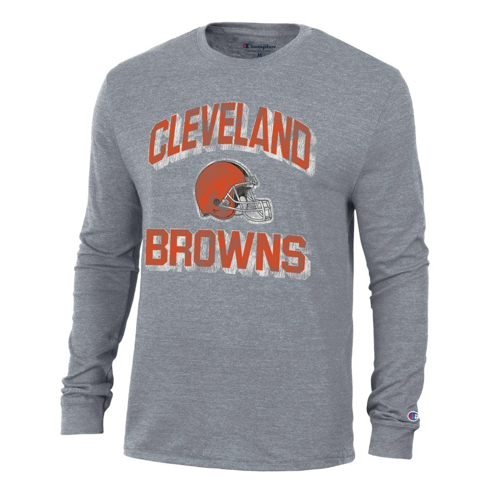 Cleveland Browns Champion Ultimate Tri-Blend Long Sleeve T-Shirt