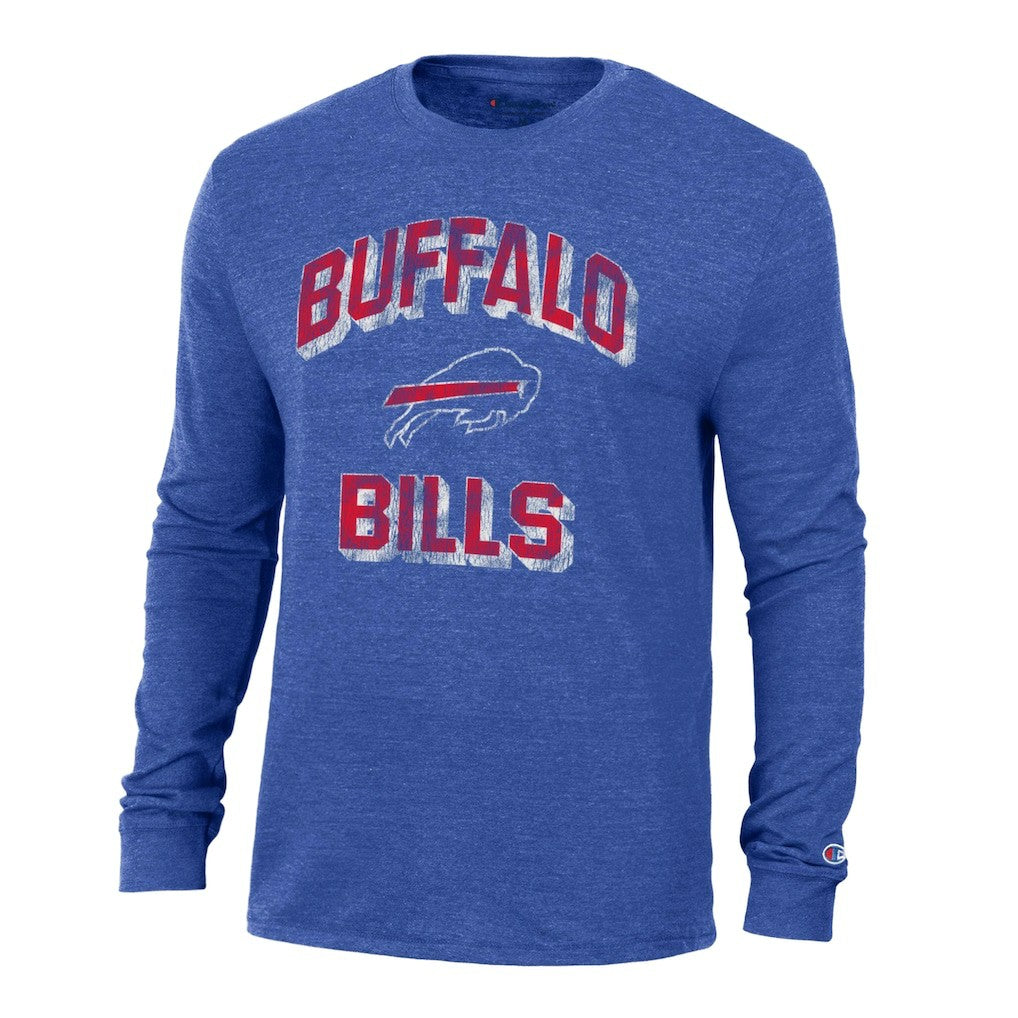 Buffalo Bills Champion Ultimate Tri-Blend Long Sleeve T-Shirt
