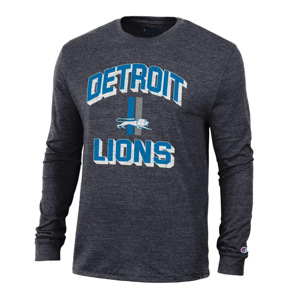 Detroit Lions Champion Ultimate Tri-Blend Long Sleeve T-Shirt