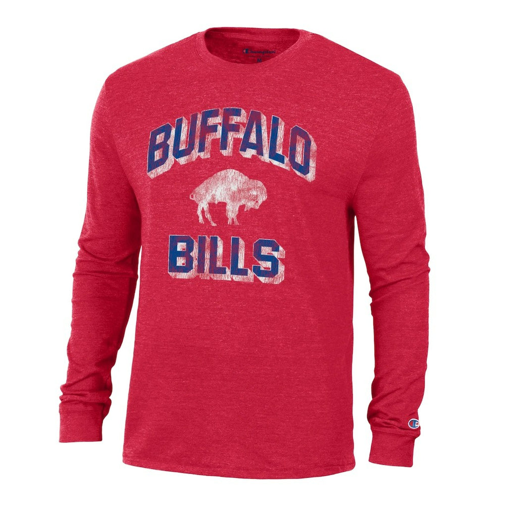 Buffalo Bills Champion Ultimate Tri-Blend Long Sleeve T-Shirt