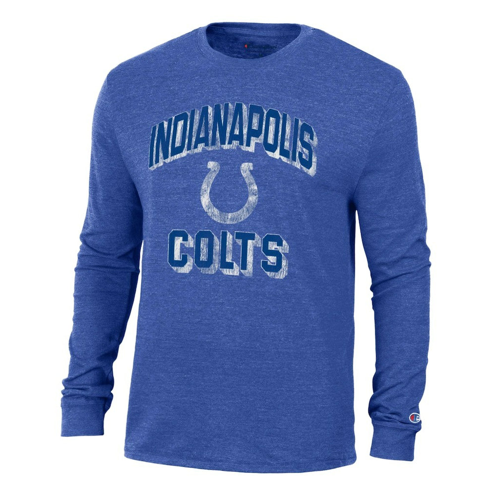 Indianapolis Colts Champion Ultimate Tri-Blend Long Sleeve T-Shirt