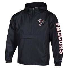 Atlanta Falcons Champion Packable Windbreaker Half-Zip Jacket