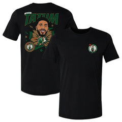 Jayson Tatum Boston Celtics 500 Level Caricature T-Shirt Online