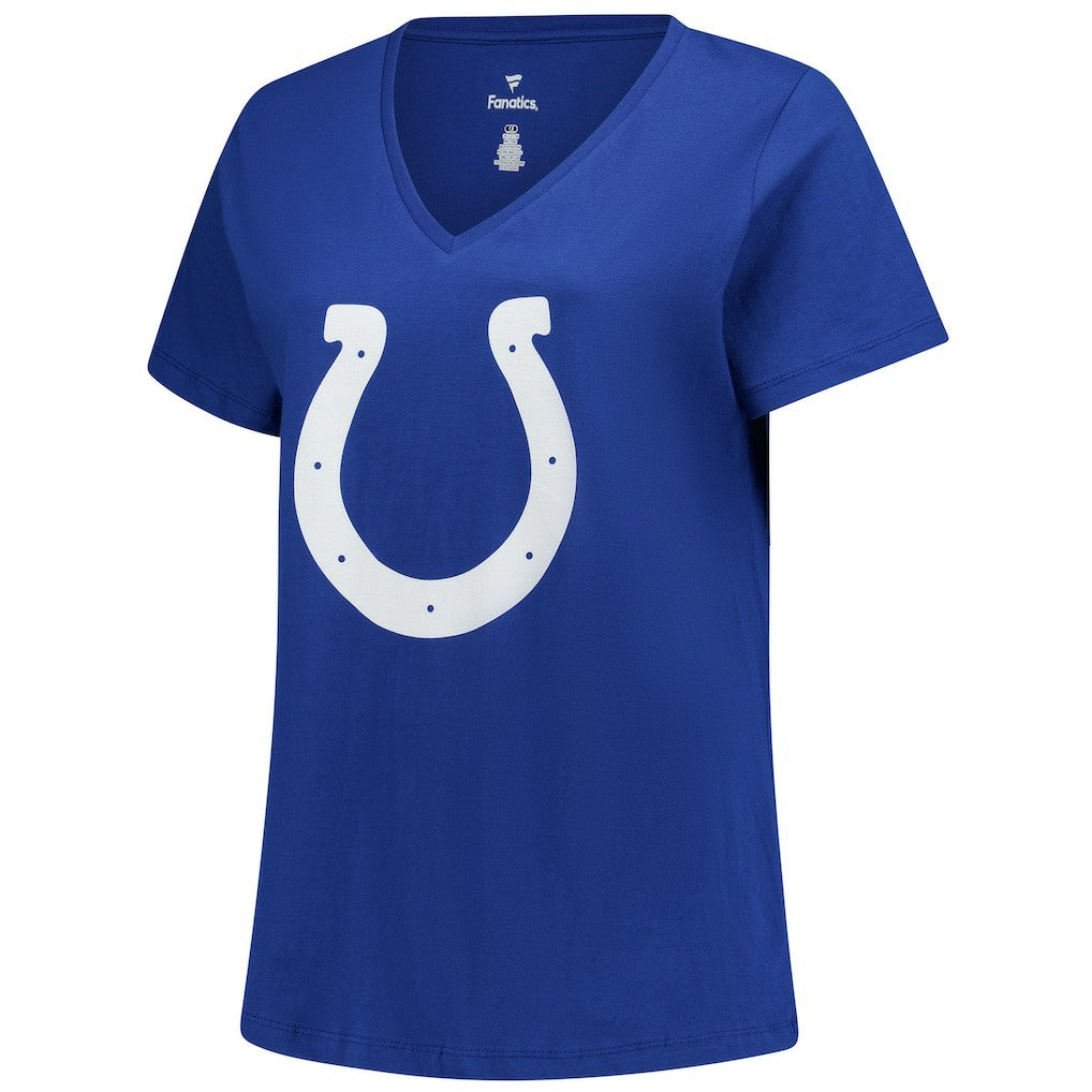 Indianapolis Colts Fanatics Tyler Warren  Women's Plus Size Name & Number V-Neck T-Shirt