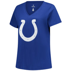Indianapolis Colts Fanatics Tyler Warren  Women's Plus Size Name & Number V-Neck T-Shirt