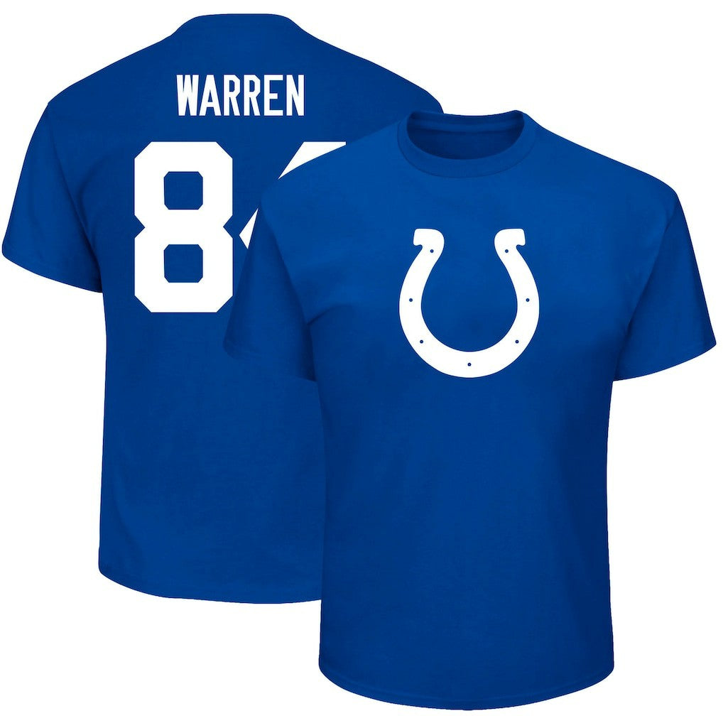 Indianapolis Colts Fanatics Tyler Warren  Big & Tall Player Name & Number T-Shirt