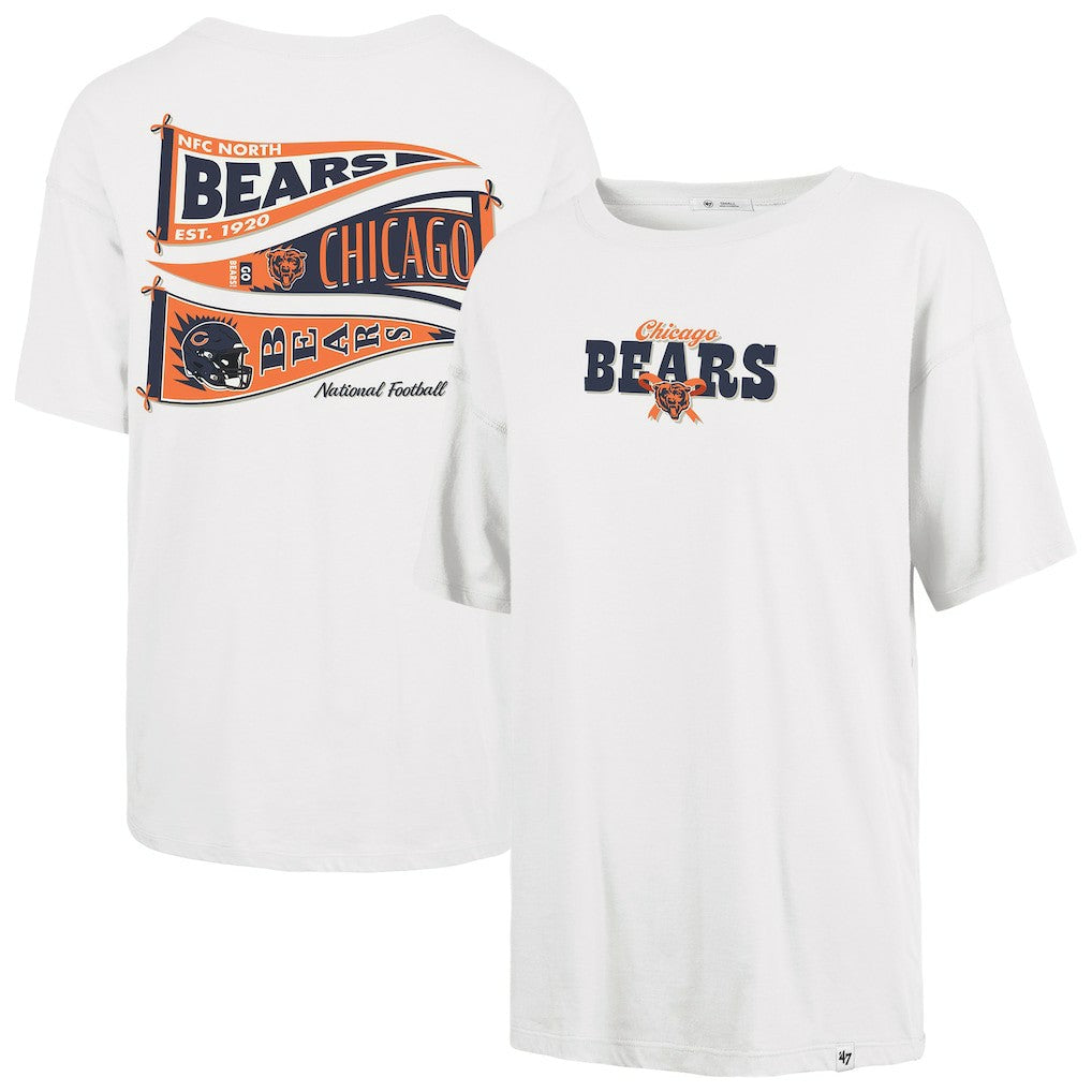 Chicago Bears 47 brand '47 Women's Bow & Banner Sadie T-Shirt