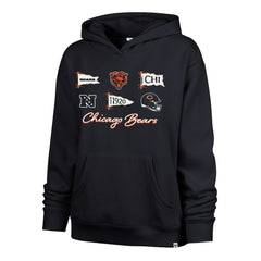 Chicago Bears 47 brand '47 Women's Bow & Banners Naomi Hoodie