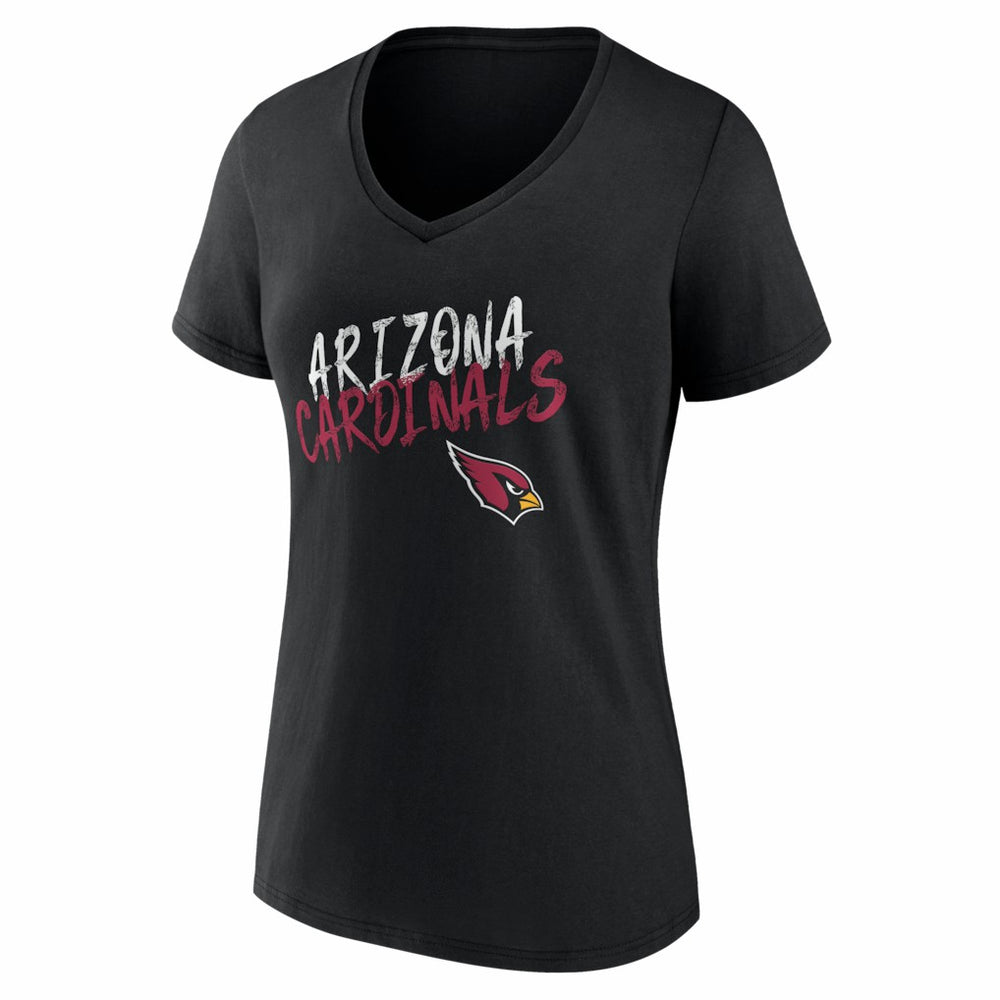 Arizona Cardinals  Women's Hustle Personalized Name & Number V-Neck T-Shirt