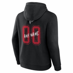 Atlanta Falcons  Hustle Personalized Name & Number Hoodie