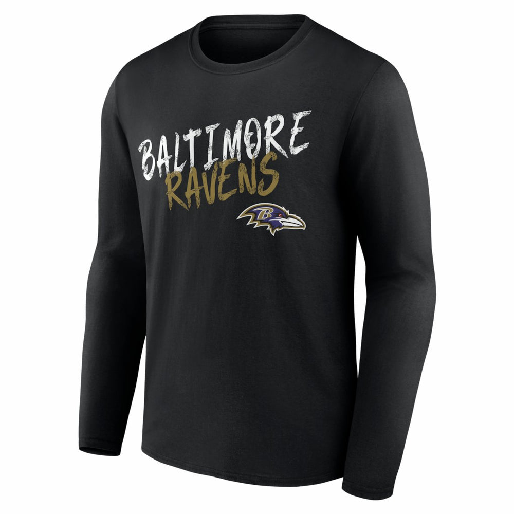 Baltimore Ravens  Hustle Personalized Name & Number Long Sleeve T-Shirt