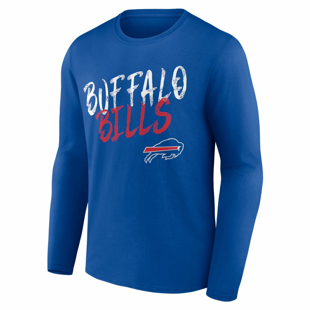 Buffalo Bills  Hustle Personalized Name & Number Long Sleeve T-Shirt