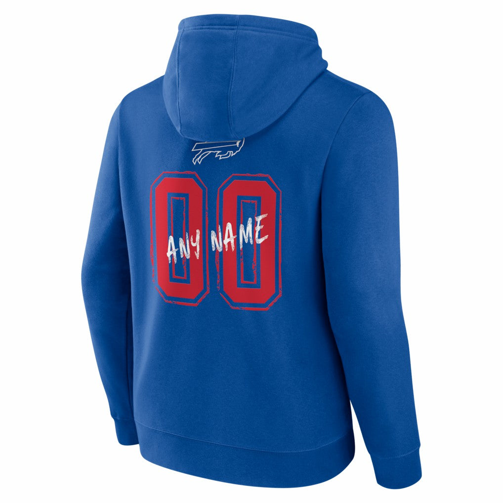 Buffalo Bills  Hustle Personalized Name & Number Hoodie