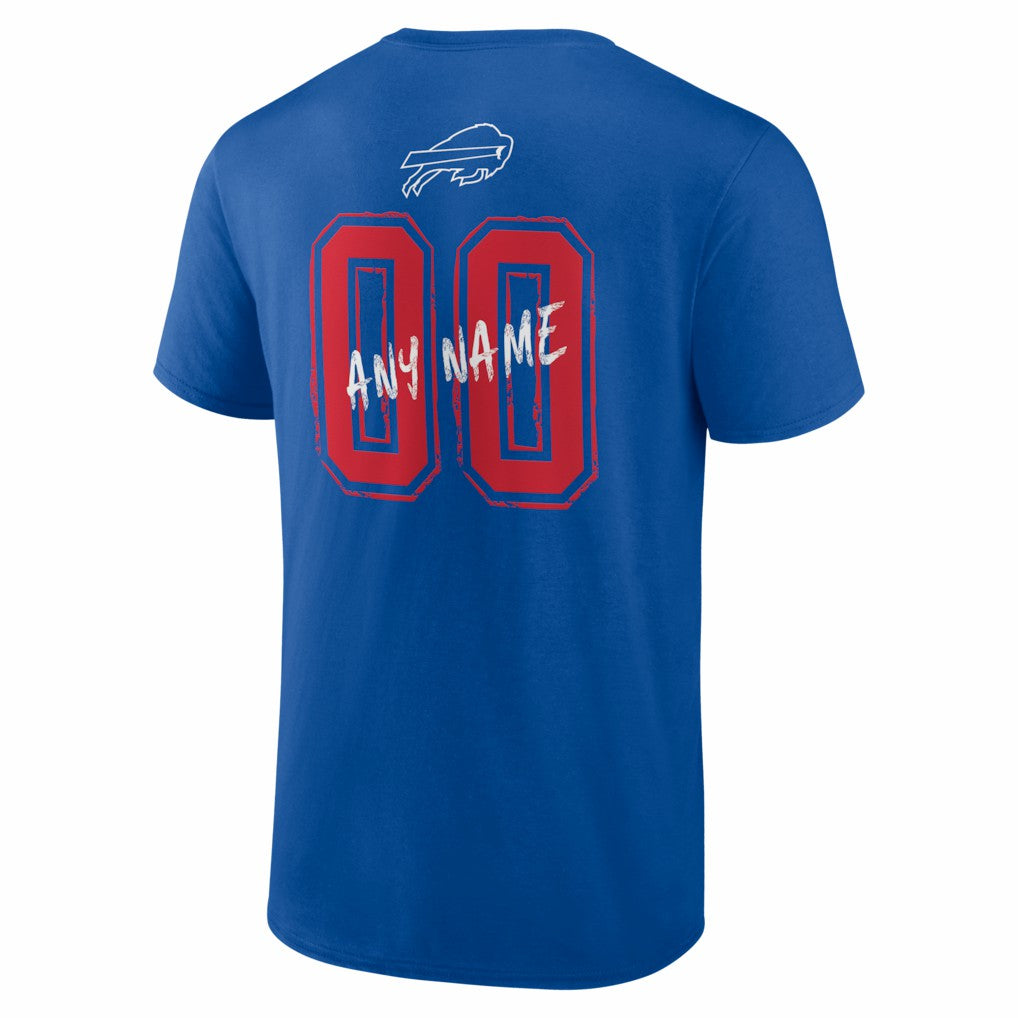 Buffalo Bills  Hustle Personalized Name & Number T-Shirt