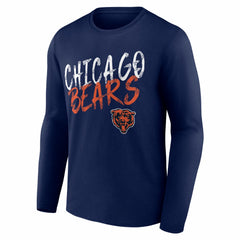 Chicago Bears  Hustle Personalized Name & Number Long Sleeve T-Shirt