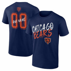 Chicago Bears  Hustle Personalized Name & Number T-Shirt