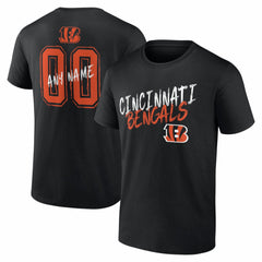 Cincinnati Bengals  Hustle Personalized Name & Number T-Shirt