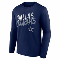 Dallas Cowboys  Hustle Personalized Name & Number Long Sleeve T-Shirt
